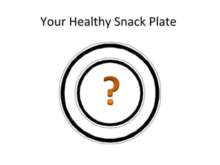 Your Healthy Snack Plate
 