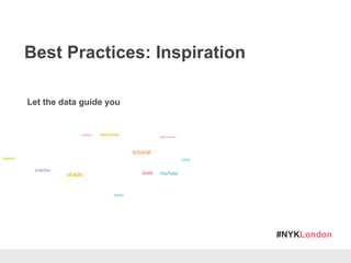 #NYKLondon
Best Practices: Inspiration
Let the data guide you
 