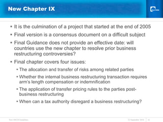 The new OECD transfer pricing guidelines | PPT