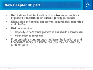The new OECD transfer pricing guidelines | PPT
