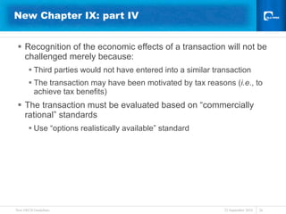 The new OECD transfer pricing guidelines | PPT