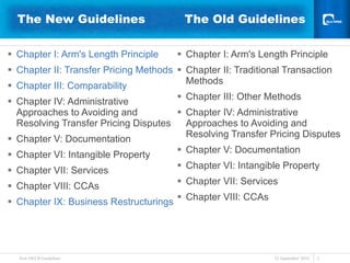 The new OECD transfer pricing guidelines | PPT
