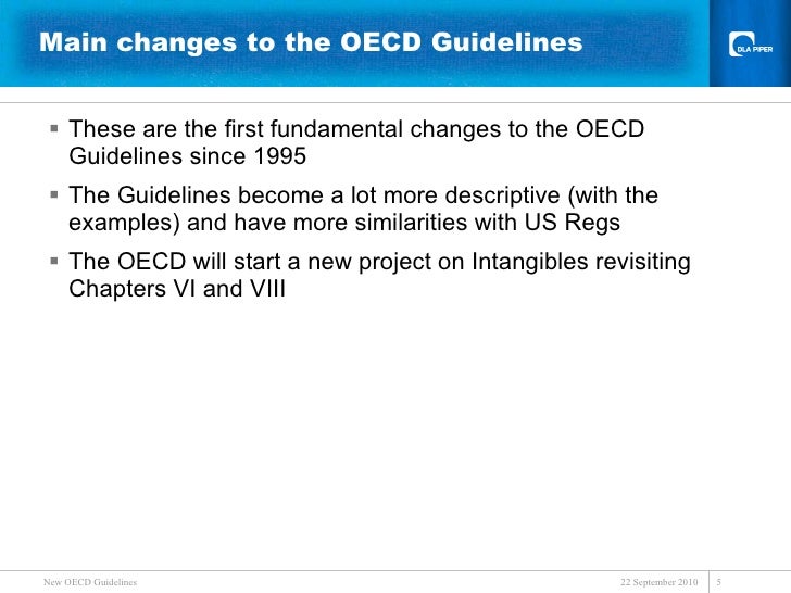 oecd transfer pricing guidelines