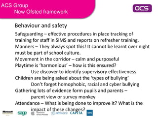 New ofsted framework presentation | PPTX