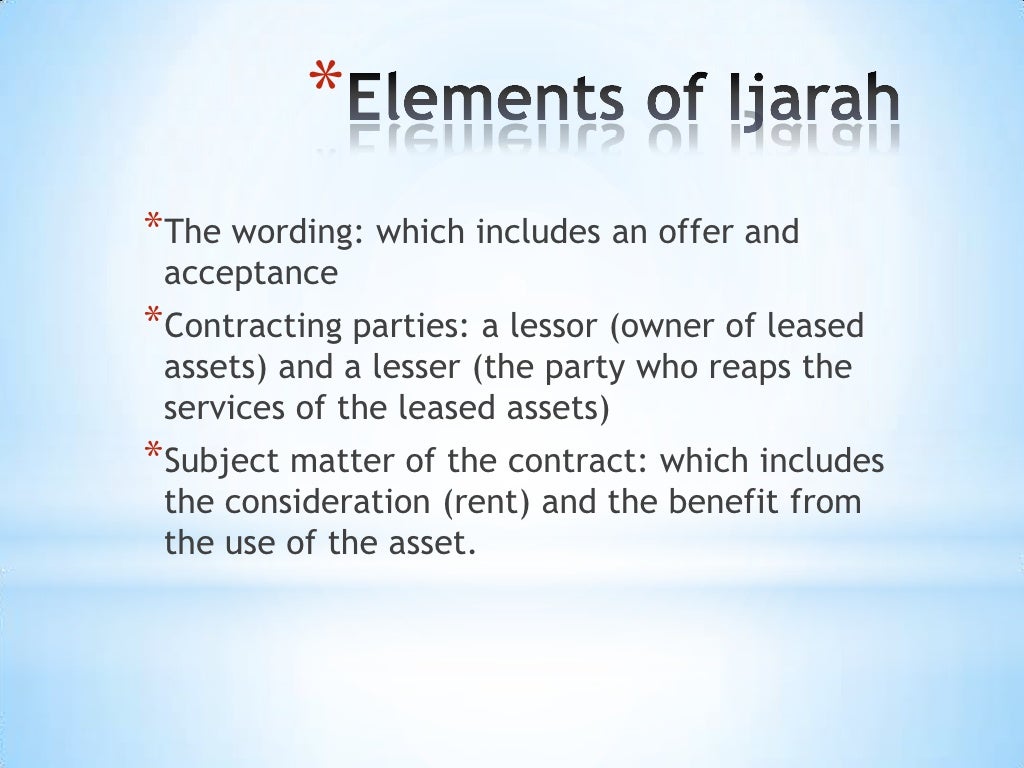ijarah