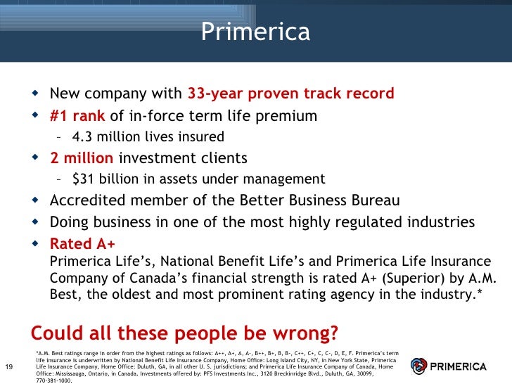 The Primerica Opportunity