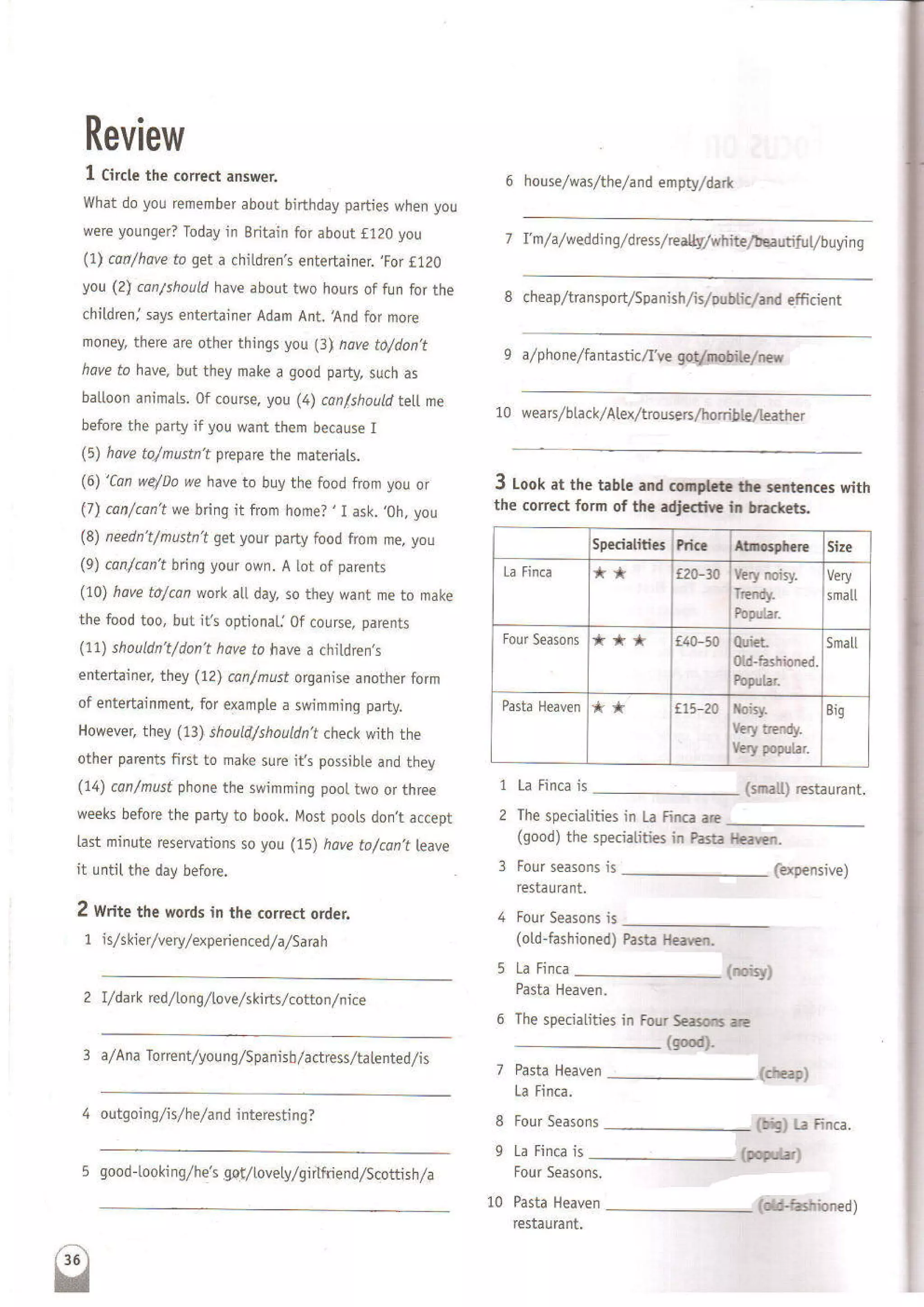 NEW OPPORTUNITIES PRE INTERMEDIATE visual data 8