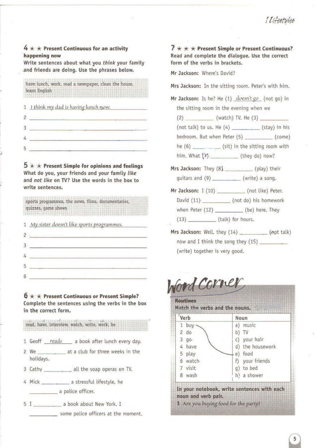 OPPORTUNITIES PRE INTERMEDIATE visual data 7