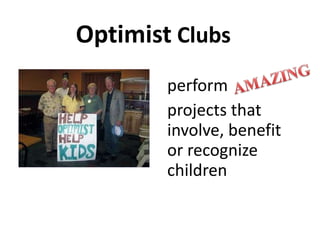 Optimist  Clubs ,[object Object],[object Object]