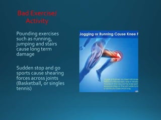 Bad Exercise/
Activity
 