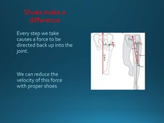 Shoes make a
difference
 