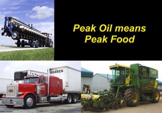 Peak Oil means Peak Food 