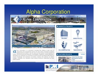 Alpha Corporation
 