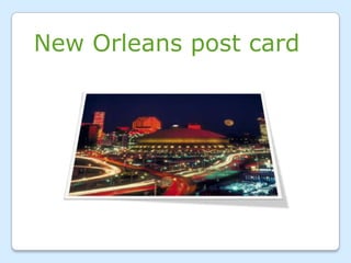 New Orleans post card  