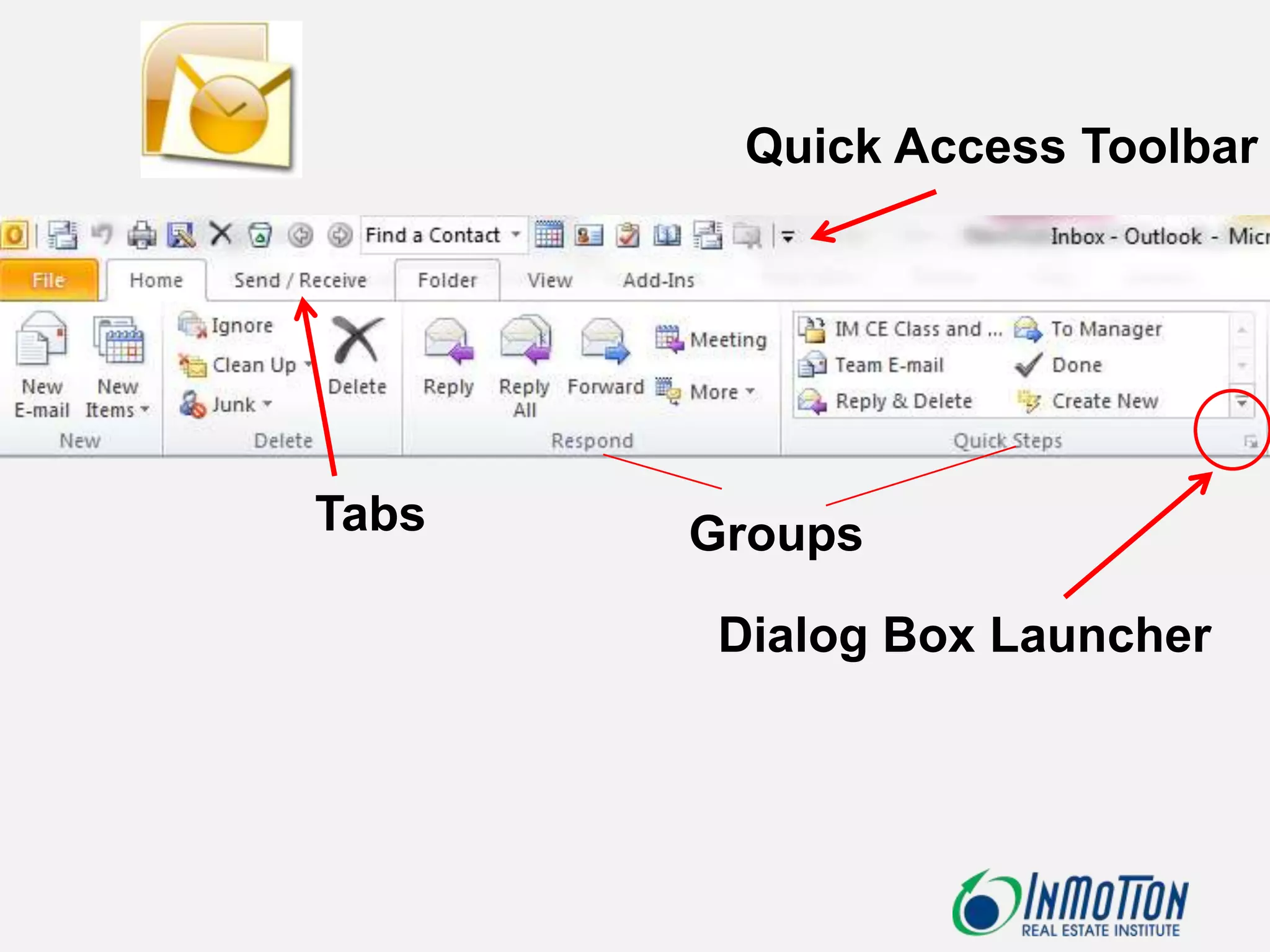 Quick Access Toolbar
Tabs Groups
Dialog Box Launcher