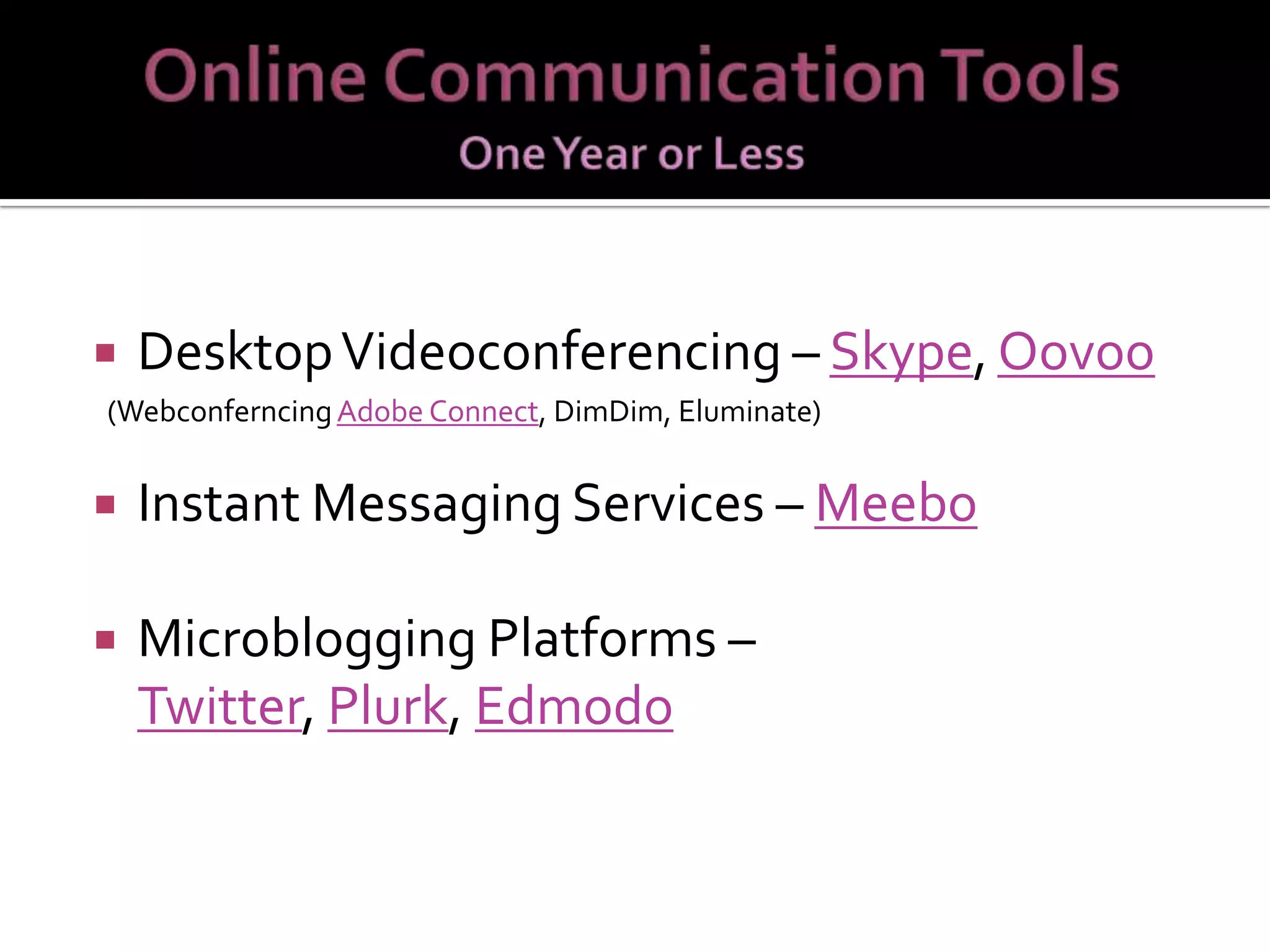 The  Horizon Report: 2009 K-12 Education,  identifies technological tools and trends to be adopted in the coming years. More than 275 national and international leaders assembled online and face-to-face to become members of an Advisory Board to research and identify emerging technologies that will have the greatest impact on teaching, learning, and creativity around the world, to finalize the  Horizon Report: 2009 K-12 Education  (Levine, Smith, Smythe, & Johnson, 2009)   Identifies technological tools and trends to be adopted in the coming years.   More than 275 national and international leaders assembled online and face-to-face  Research and identify emerging technologies that will have the greatest impact on teaching, learning, and creativity around the world  Horizon Report: 2009 K-12 Education  (Levine, Smith, Smythe, & Johnson, 2009) 
