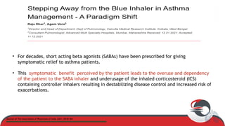 New Paradigm in asthma management presentatnion | PPTX