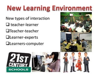 Learners Ineraction New parameters in teaching and learning in the 21st century | PPTX