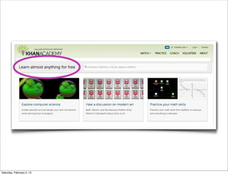 Saturday, February 2, 13
 