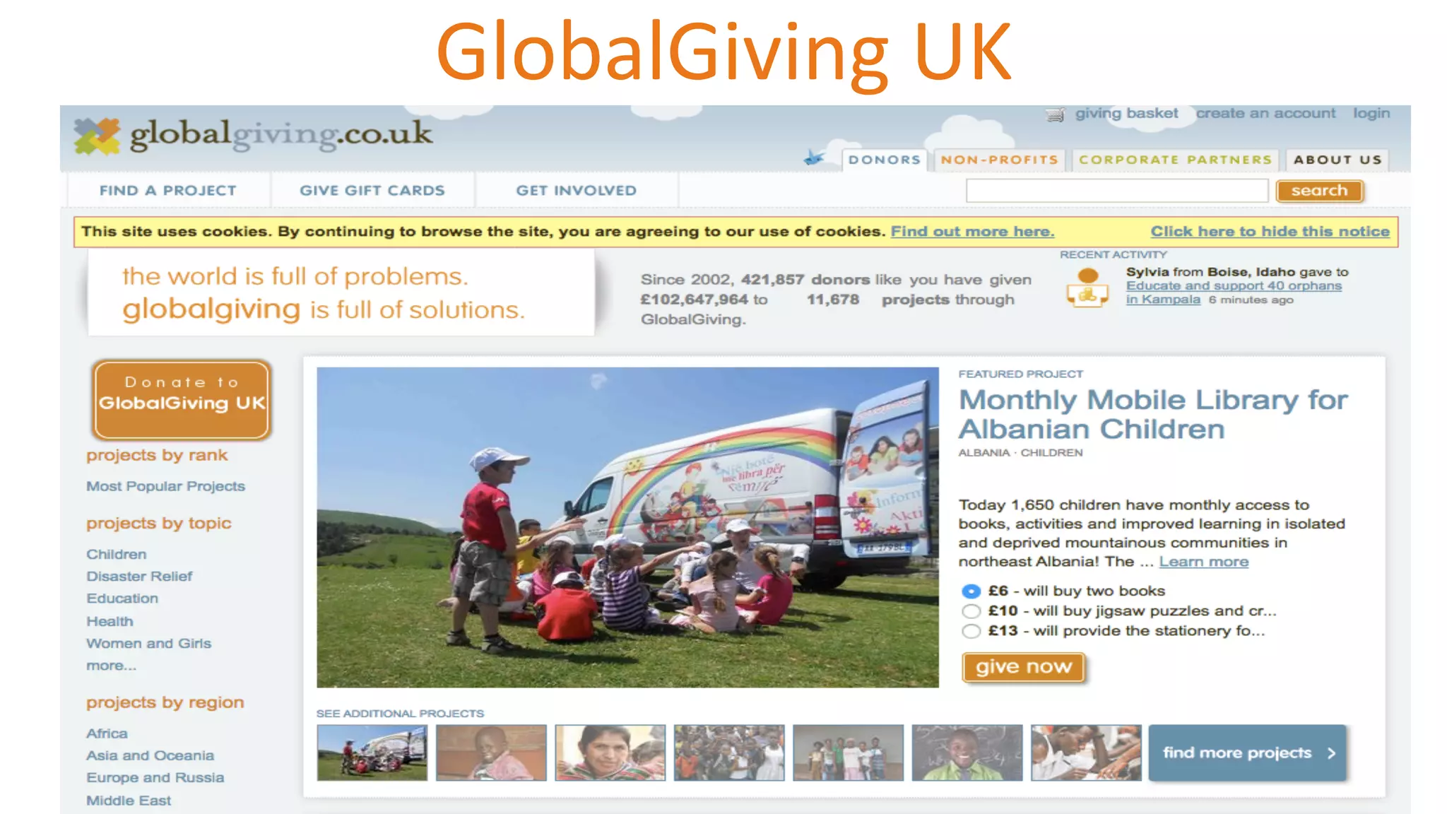 61	
  
GlobalGiving	
  UK	
  
 