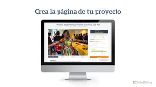 Crea la página de tu proyecto
 