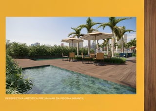 PERSPECTIVA ARTÍSTICA PRELIMINAR DA PISCINA INFANTIL
 