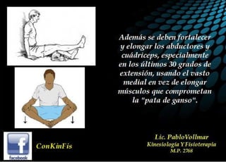 Tendinitis Pata de Ganso