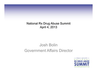 Josh Bolin
Government Affairs Director
 