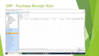 ERP - Purchase Receipt Note
 