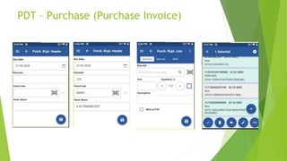 PDT – Purchase (Purchase Invoice)
 