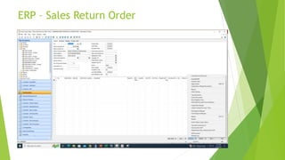 ERP – Sales Return Order
 