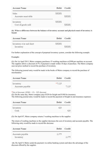 B.doc Perpetual Example New perpetual inventory system | DOC