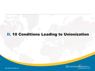 In 2008, union members represented 12.4% of employed workers, up from 12.1% a year earlier (according to BLS).  In 2009, Union membership fell by 771,000 to 12.3%