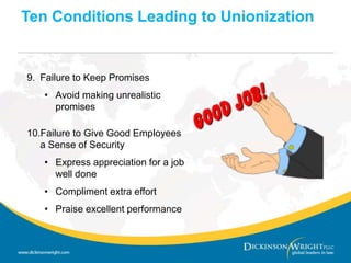 Unions in America Today Right to Work LawsThe Taft Hartley Act of 1947 outlawed the Closed Shop. Unions could no longer require employees to become members as a condition of employment