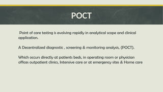 Poct Rocks New POCT current techniques and ppt.pptx