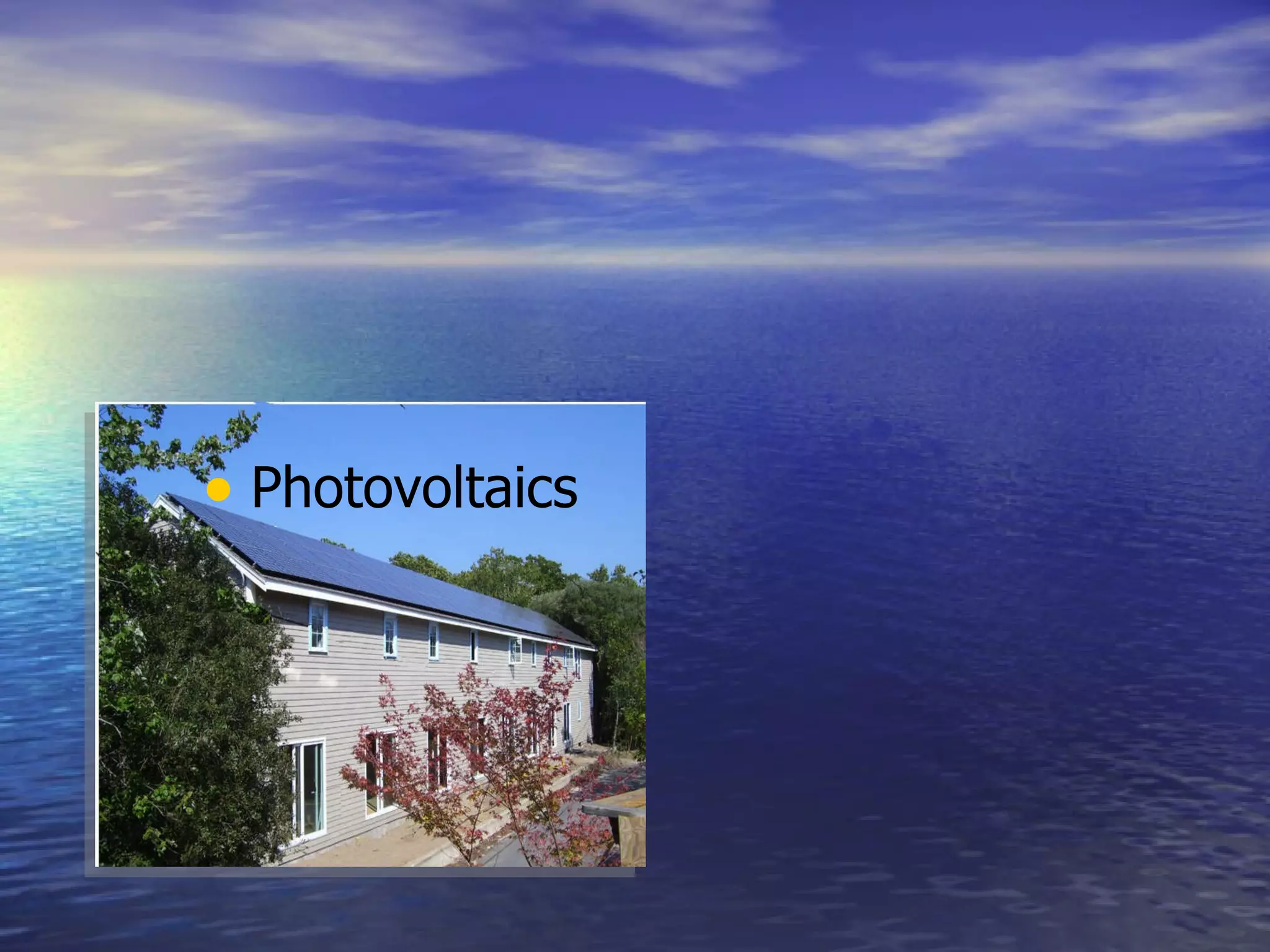 Photovoltaics 