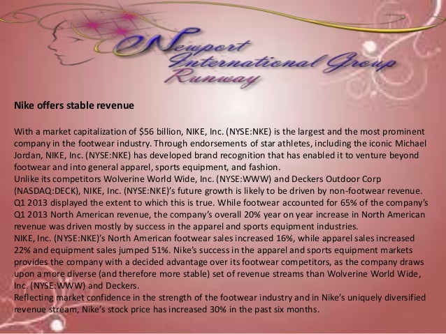 NIKE, Inc. (NKE), Wolverine World Wide, Inc. (WWW): This Footwear