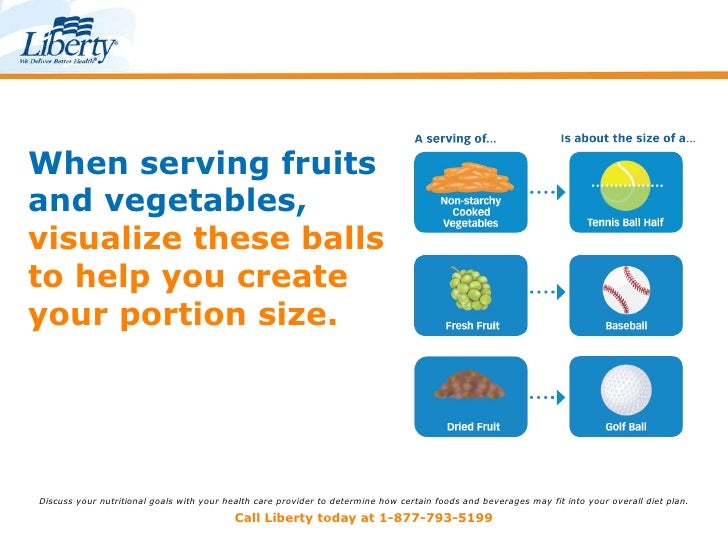 choosing portion sizes as related to your favorite inanimate objects serving size of fruits and vegetables