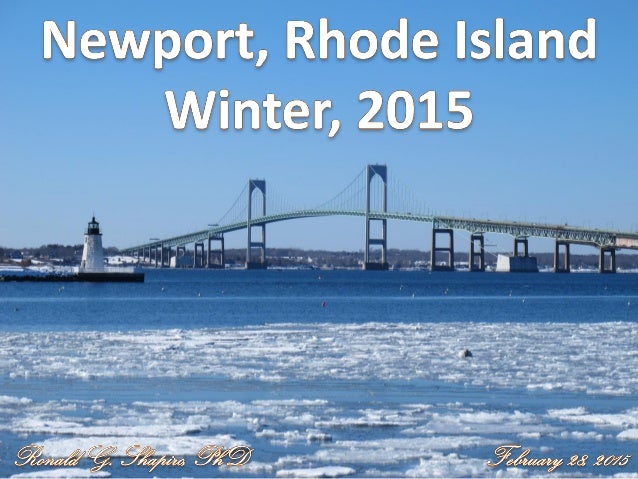 Newport Rhode Island Ice And Snow February 28 15