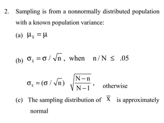 sampling distribution | PPT