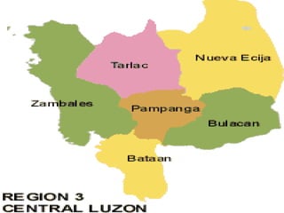 Map Of Central Luzon Region 3 Region Iii
