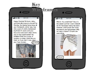 Key
Wireframes
 