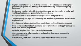 RESEARCH INPUT, SCIENCE TEACHER AS A RESEARCHER, THRUST AREAS IN ...