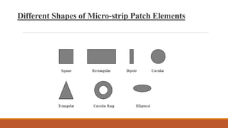 Microstrip patch antenna in hfss Anyss presentation PPT for college ...