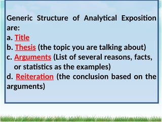 NEW PPT ANALYTICAL EXPOSITION TEXT TEXT.ppt