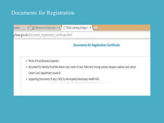 Documents for Registration
 