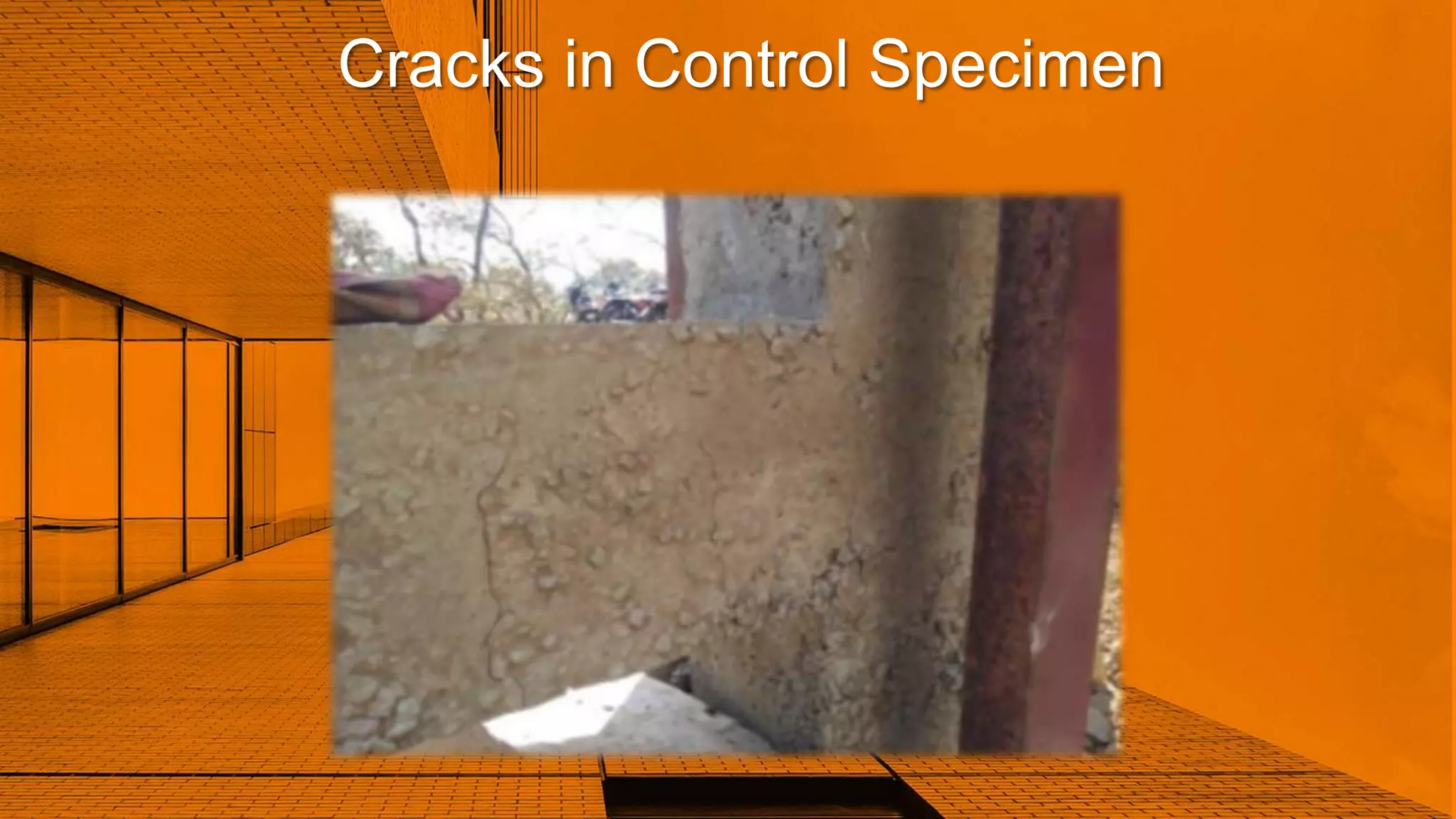 Cracks in Control Specimen
 