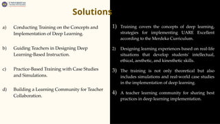 Training on UARE EXCELLENT Deep Learning Model for High School Biology ...