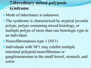 Polyposis Inheritance Pattern polyposis syndromes | PPTX