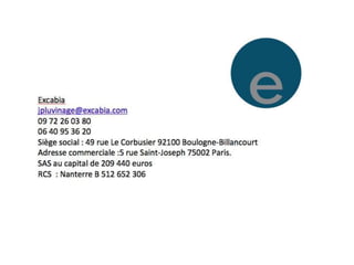 Présentation Excabia